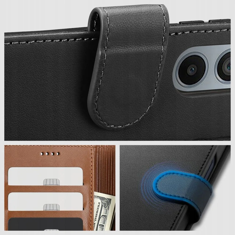 Tech-Protect Wallet knižkové puzdro na Xiaomi Redmi 13C / Poco C65 čierne