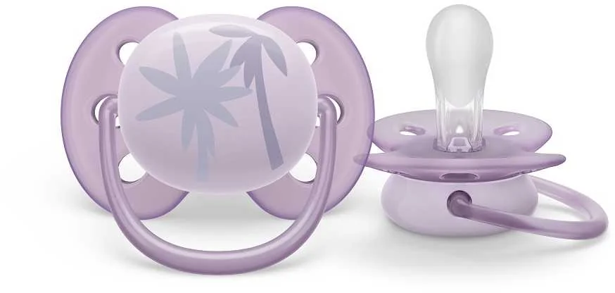 Philips AVENT Cumlík Ultrasoft Premium 0-6m fialová 1 ks 1×1 ks, cumlík