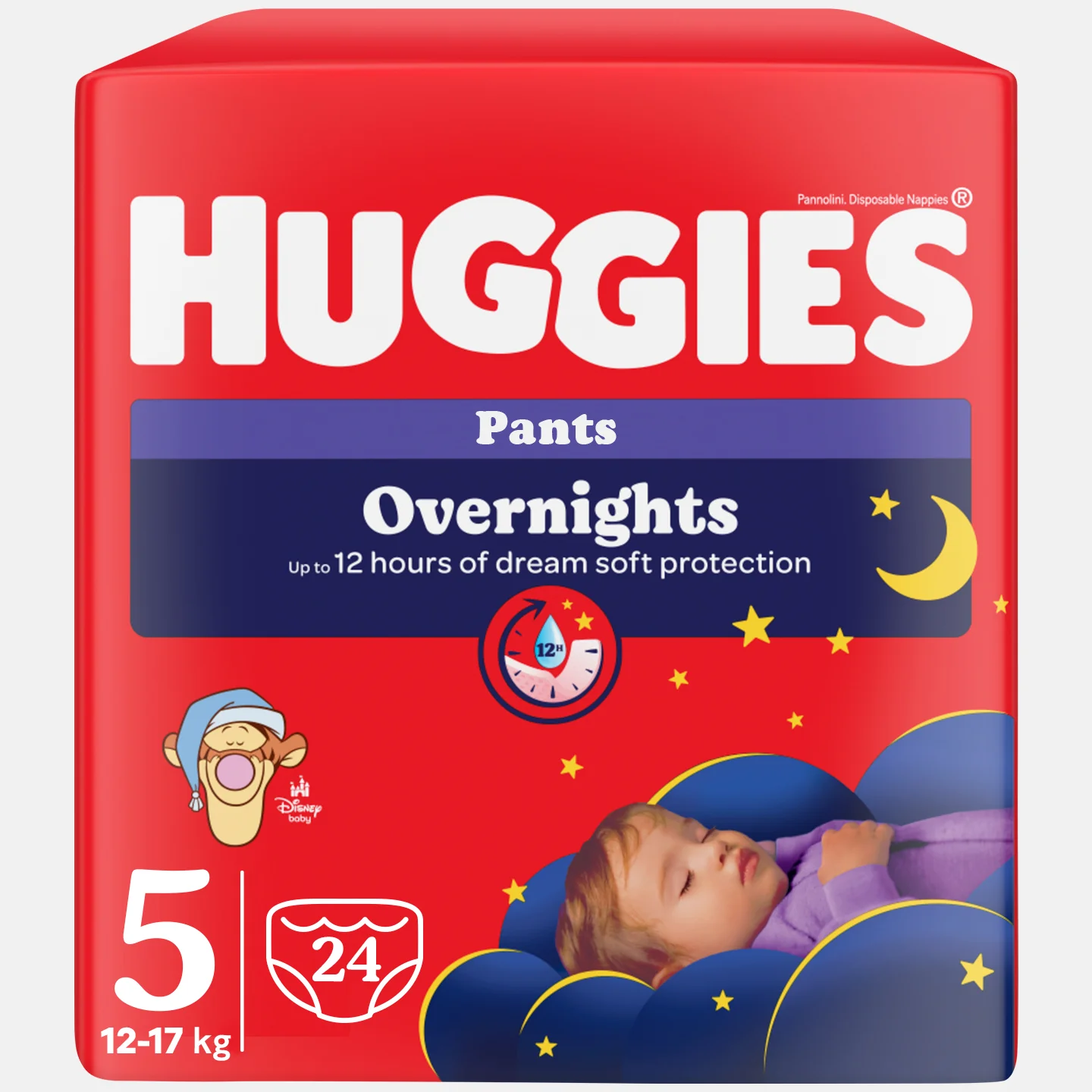 HUGGIES Overnights Pants 5 1×24 ks, jednorazové plienkové nohavičky