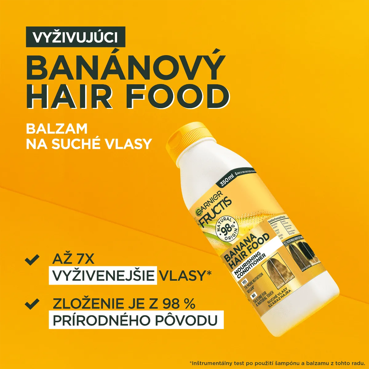 Garnier Fructis Hair Food Banana balzam 1×350 ml