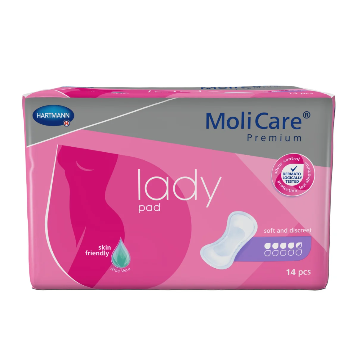 MoliCare Premium lady pad 4,5 kvapiek 1×14 ks, inkontinenčné vložky