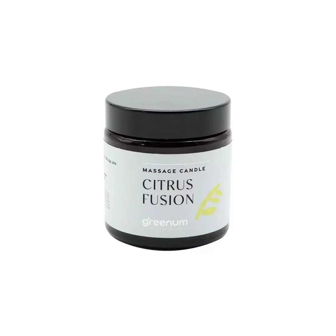 Prírodná masážna sviečka Citrus 100ml