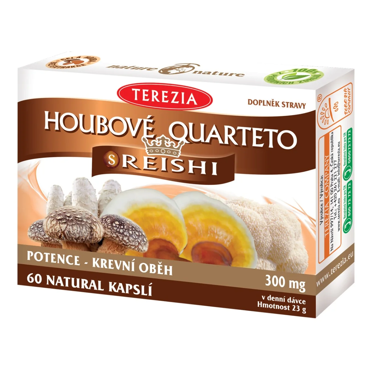 TEREZIA HUBOVÉ QUARTETO s REISHI 60