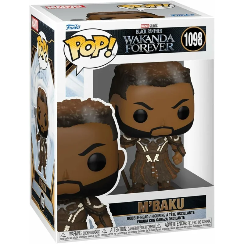 FUNKO POP Marvel: BPWF- M´Baku - Zberateľská figúrka Black Panther 