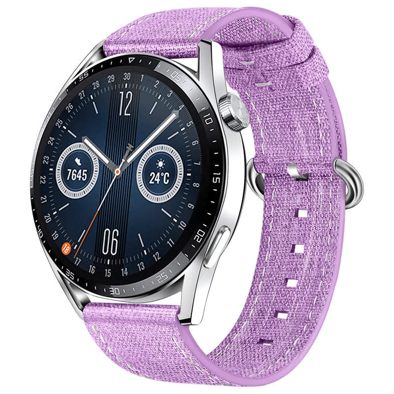 BStrap Denim remienok na Samsung Galaxy Watch 3 45mm purple