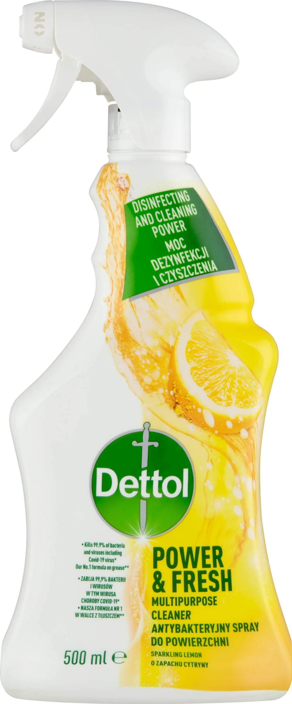 Dettol Antibakterialny sprej na povrchy Citron a Limetka 1×500 ml, antibakterialny sprej na povrchy