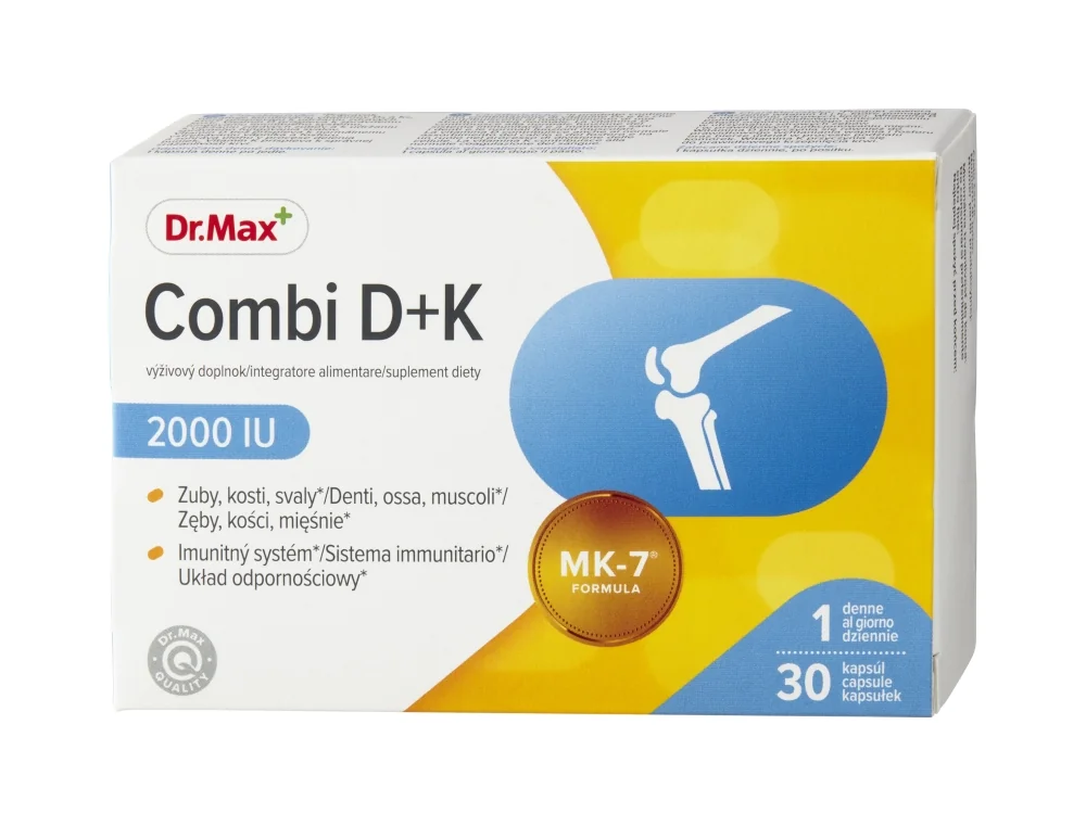 Dr. Max Combi D+K 2000 IU 1×30 kapsúl