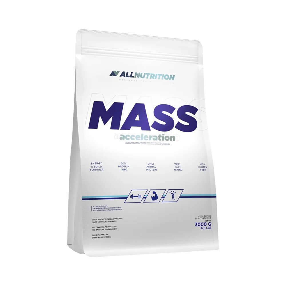 ALLNUTRITION Mass Acceleration 3000 g vanilka