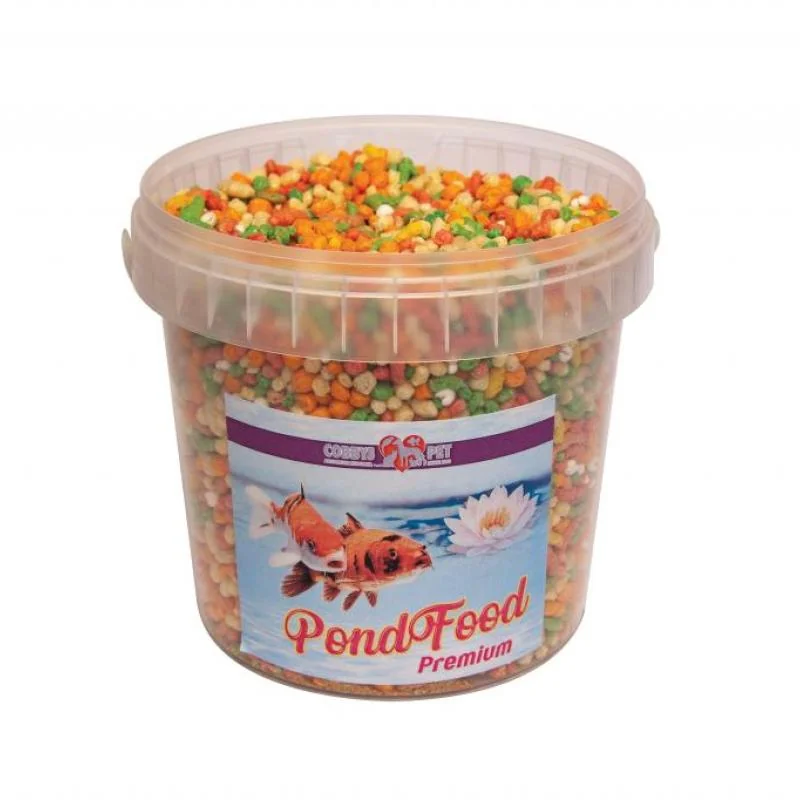 COBBYS PET POND MIX EXTRA 1l /100g vedro zmes granúl, peliet a extrudovaného prosa 