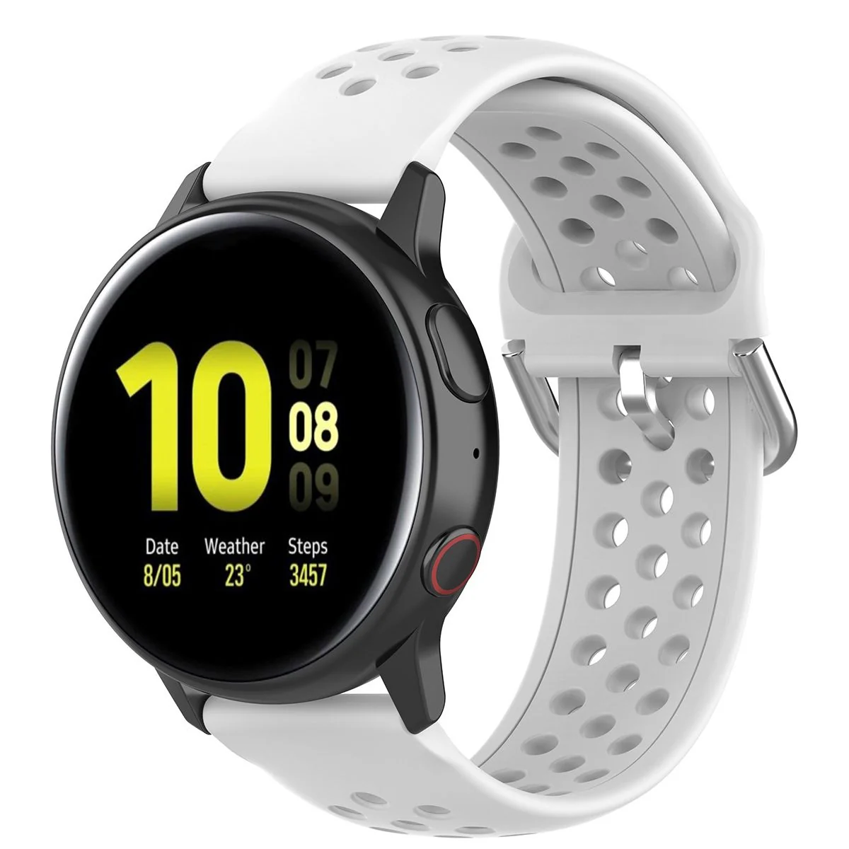 BStrap Silicone Dots remienok na Huawei Watch GT3 46mm white