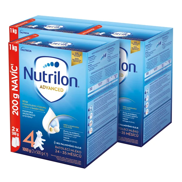 NUTRILON Advanced 4 3×1000 g, batoľacie mlieko