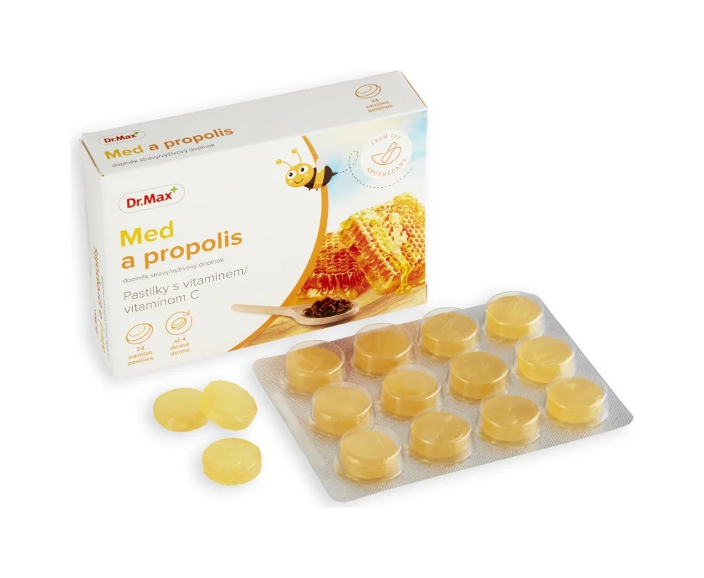 Dr. Max Med a propolis 1×24 ks, pastilky