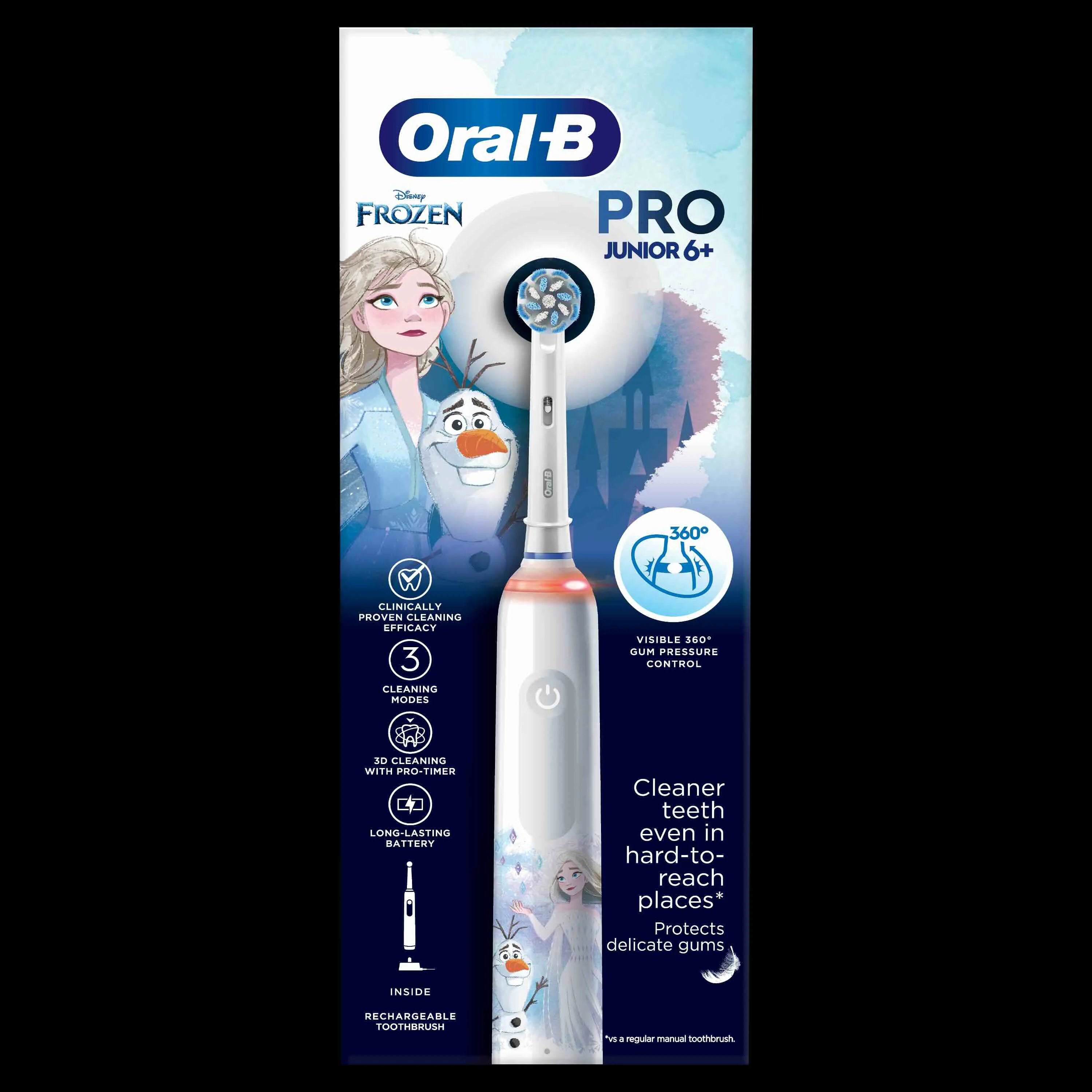 Oral-B EK Pro Junior 6+ Frozen 1×1 ks, elektrická zubná kefka