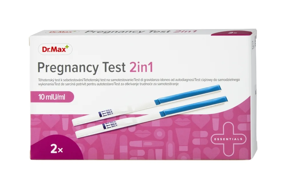 Dr. Max Pregnancy Test 2in1 1×2ks