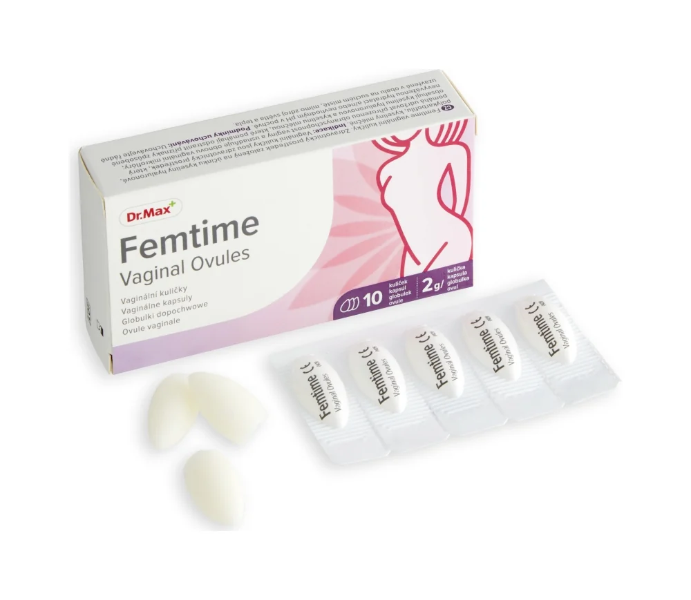 Dr. Max Femtime Vaginal Ovules 10 vaginálnych kapsúl