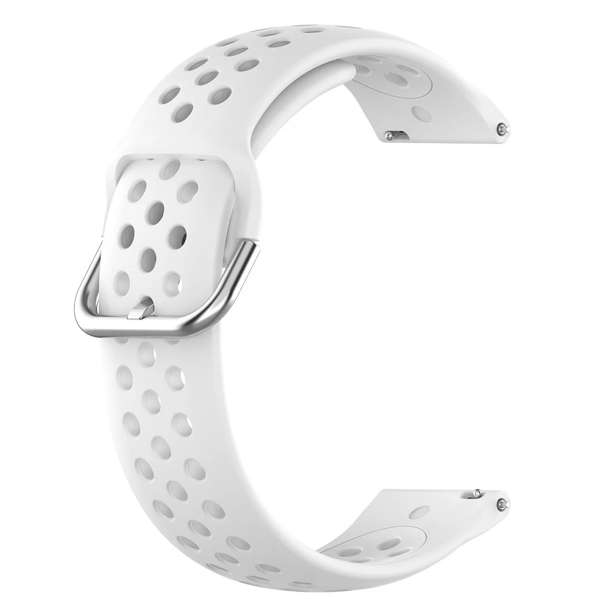 BStrap Silicone Dots remienok na Garmin Vivoactive 5 white