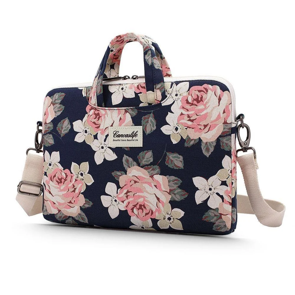 Canvaslife Briefcase taška na notebook 13-14'', navy rose