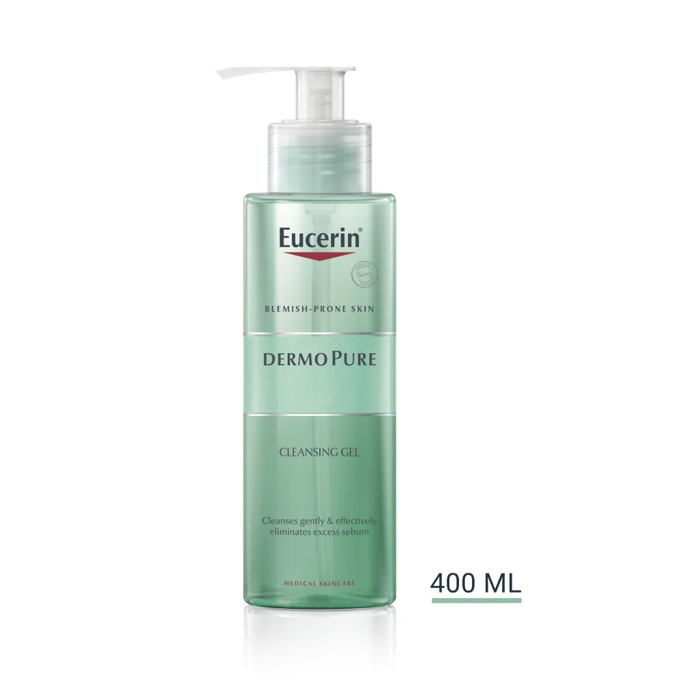 Eucerin DERMOPURE hĺbkovo čistiaci gél 1×400 ml, problematická pleť