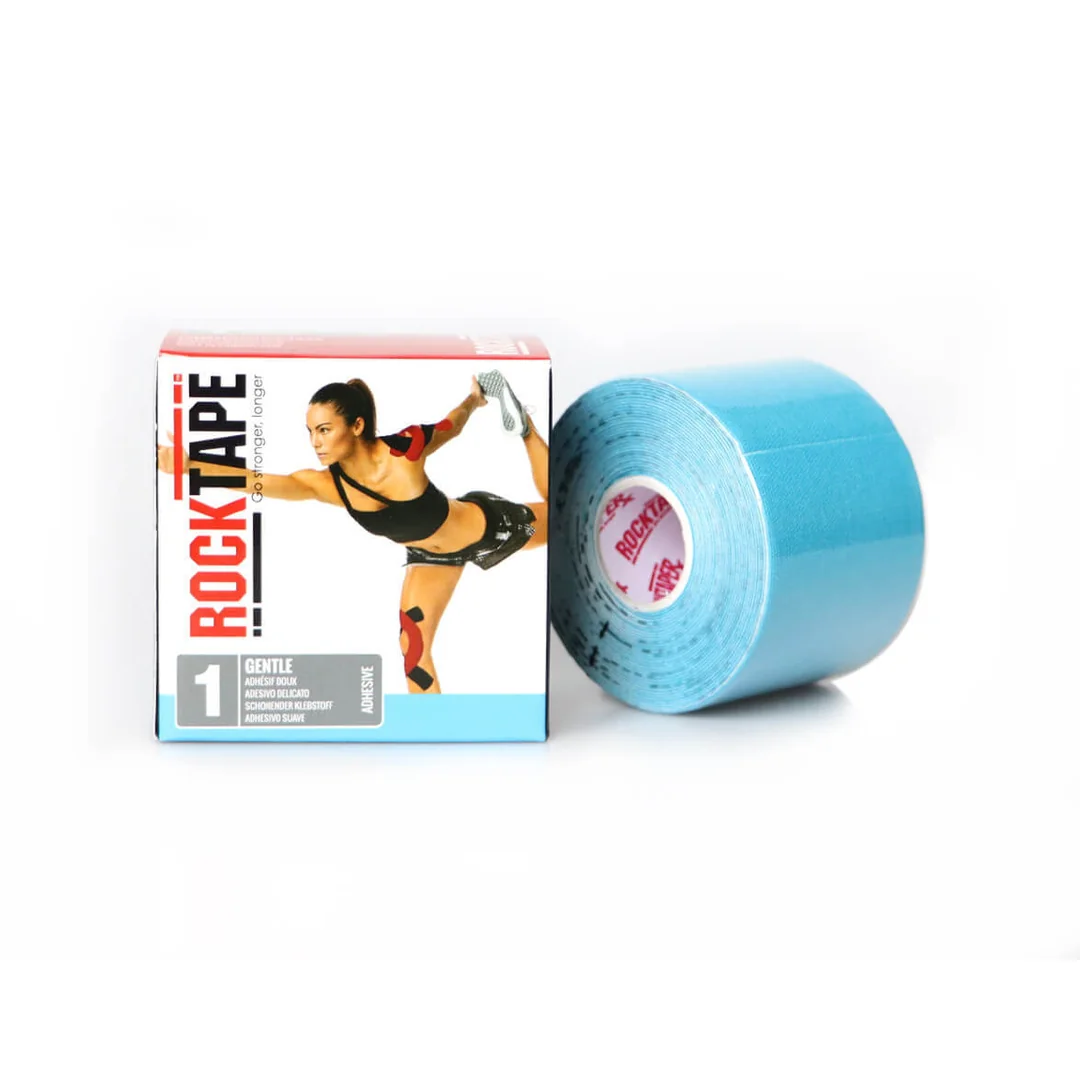 RockTape pre citlivú pokožku 5cm x 5m modrá