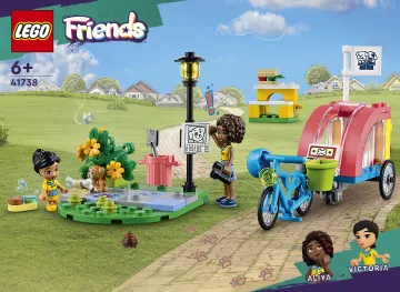 LEGO® Friends 41738 Záchrana psa na bicykli 1×1 ks, lego stavebnica