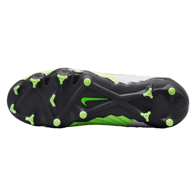 Nike Phantom GX Academy FG/MG Pánske futbalové kopačky, šedá/zelená, veľ. 44,5 