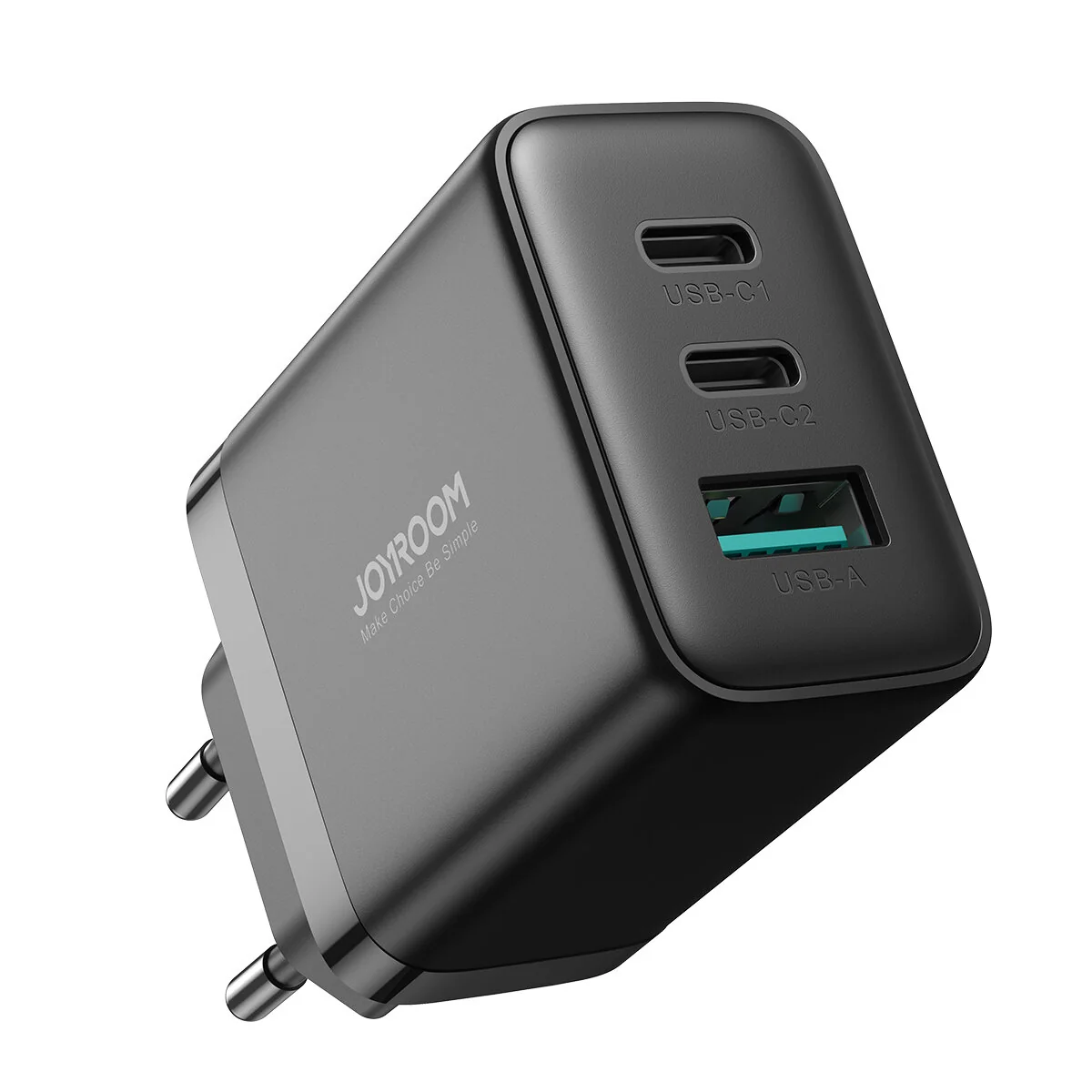 Joyroom JR-TCF10 sieťová nabíjačka USB / 2x USB-C 32W, čierna