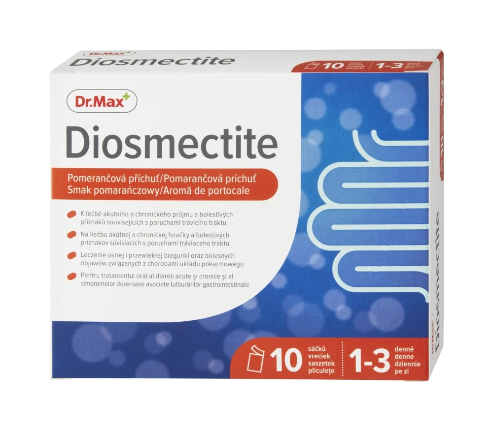 Dr. Max Diosmectite 10×3,25 g, zdravotnická pomôcka