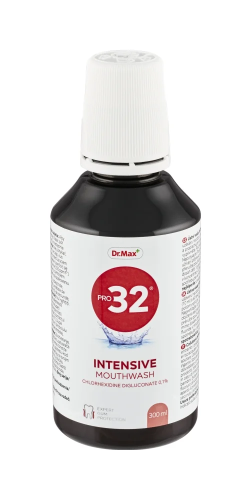 Dr. Max PRO32 Ústna voda Intensive 1×300 ml, ústna voda