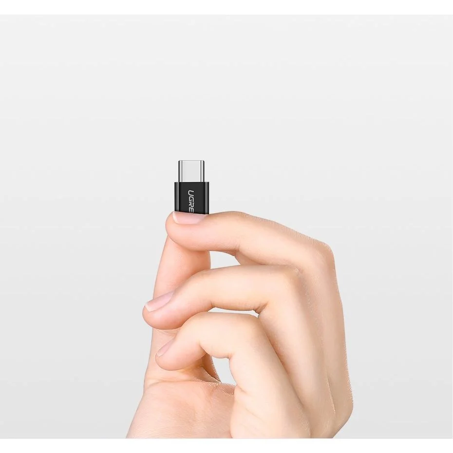 Ugreen adaptér Micro USB / USB-C, čierny 