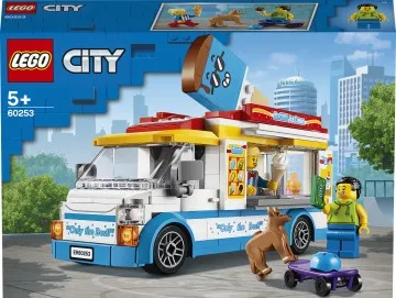 LEGO® City 60253 Zmrzlinárske auto 1×1 ks, lego stavebnica