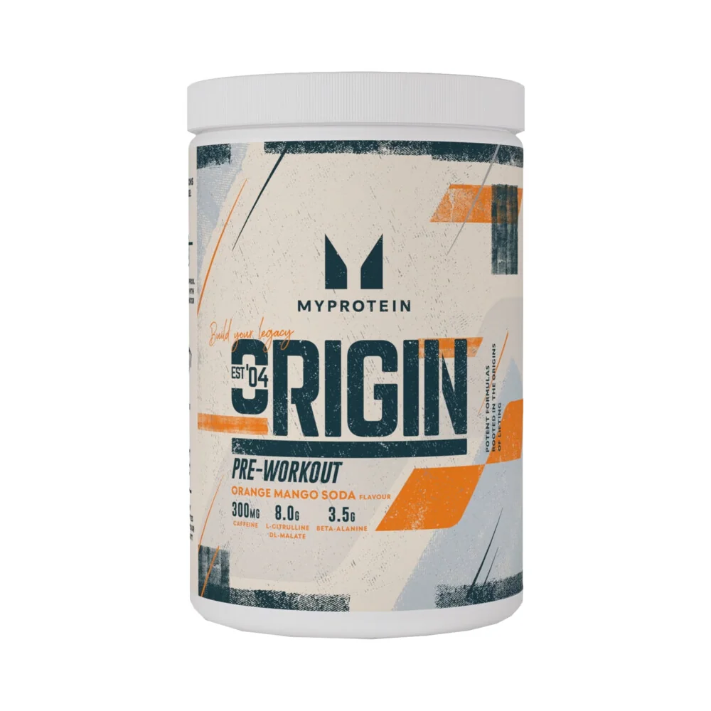 MyProtein Origin Pre-Workout 600 g pomaranč-mango