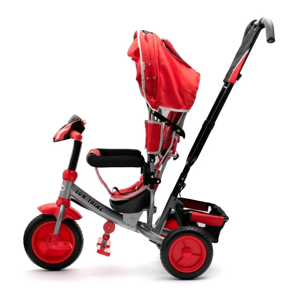 Detská trojkolka so svetlami Baby Mix Lux Trike sivá , 20C39537 