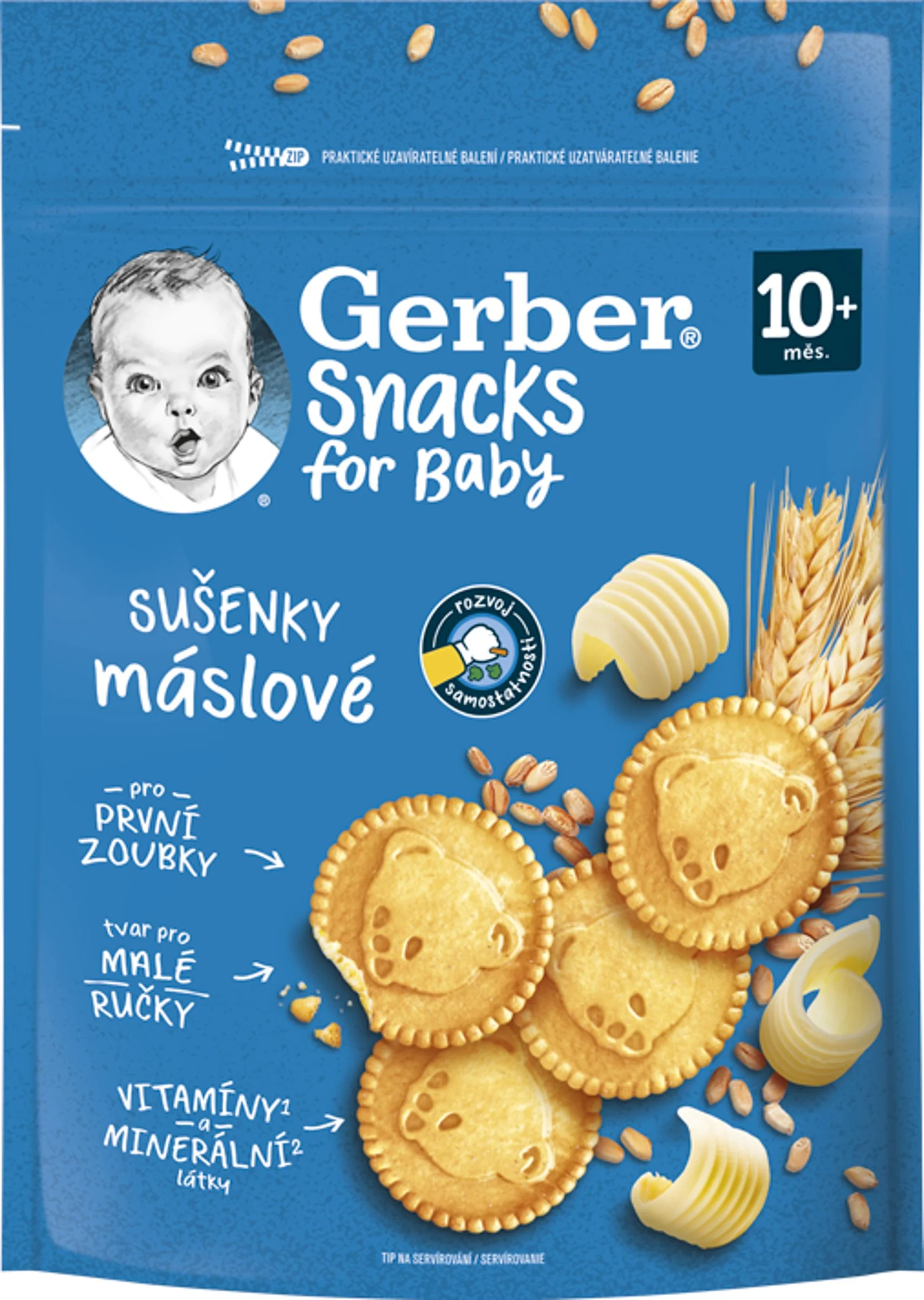 Gerber Snacks for Baby Maslové SUŠIENKY