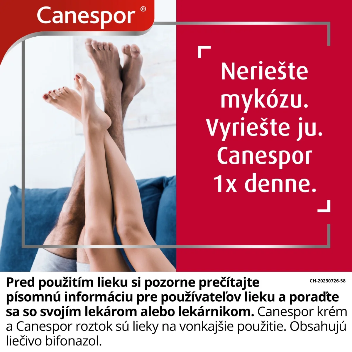 Canespor krém 1×15 g, liek