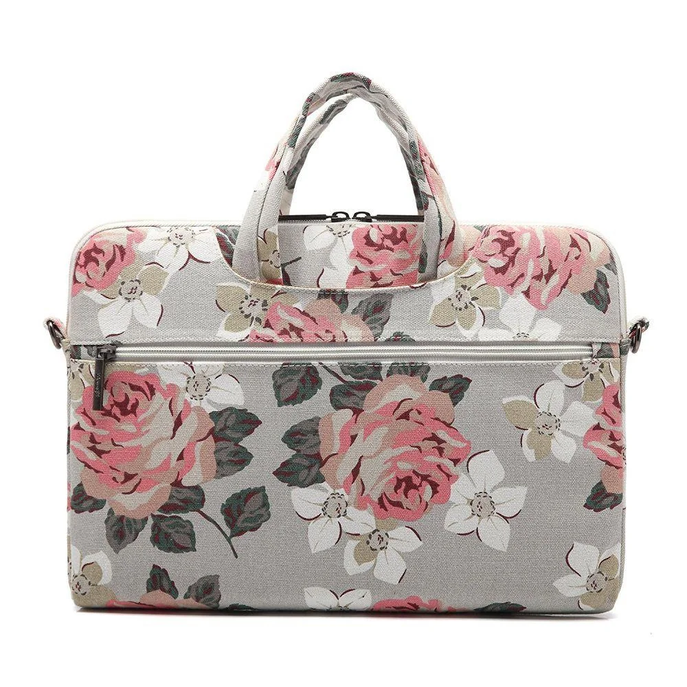 Canvaslife Briefcase taška na notebook 13-14'', white rose 