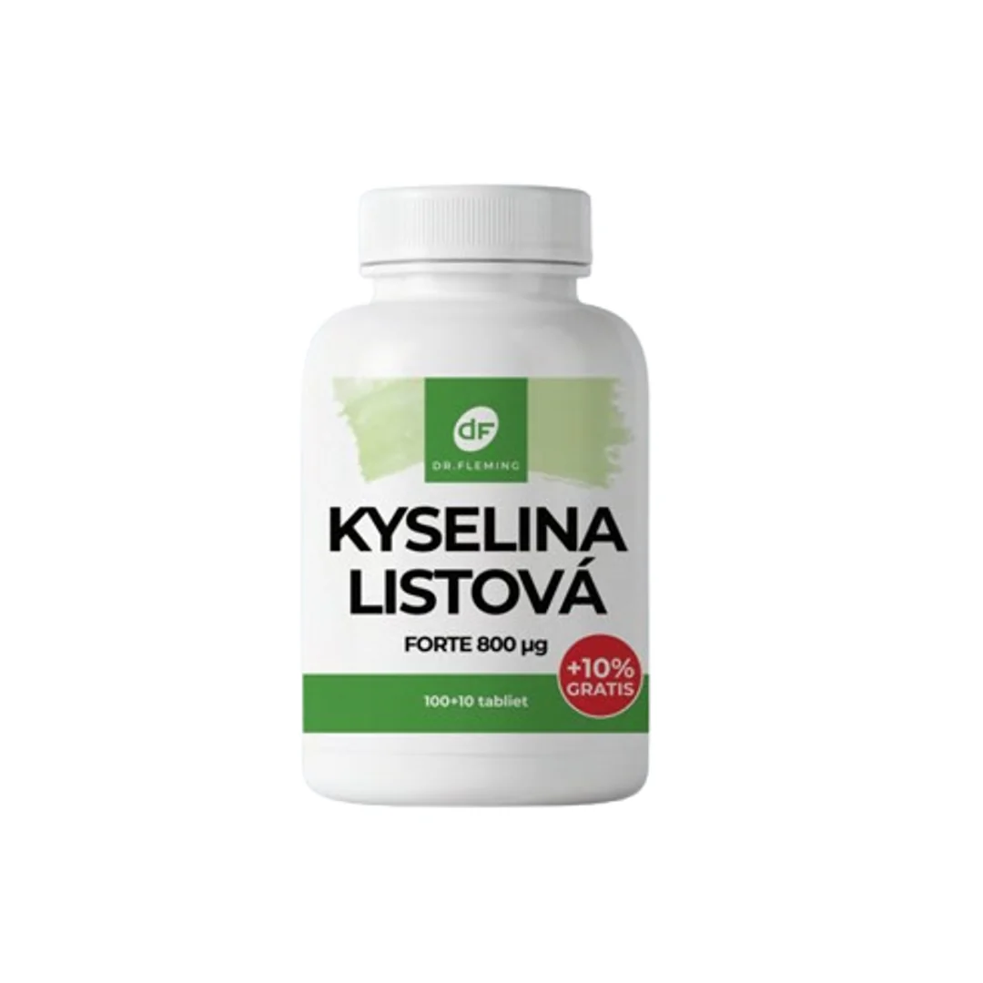 DR. FLEMING Kyselina listová forte 800mg +10% gratis 110ks