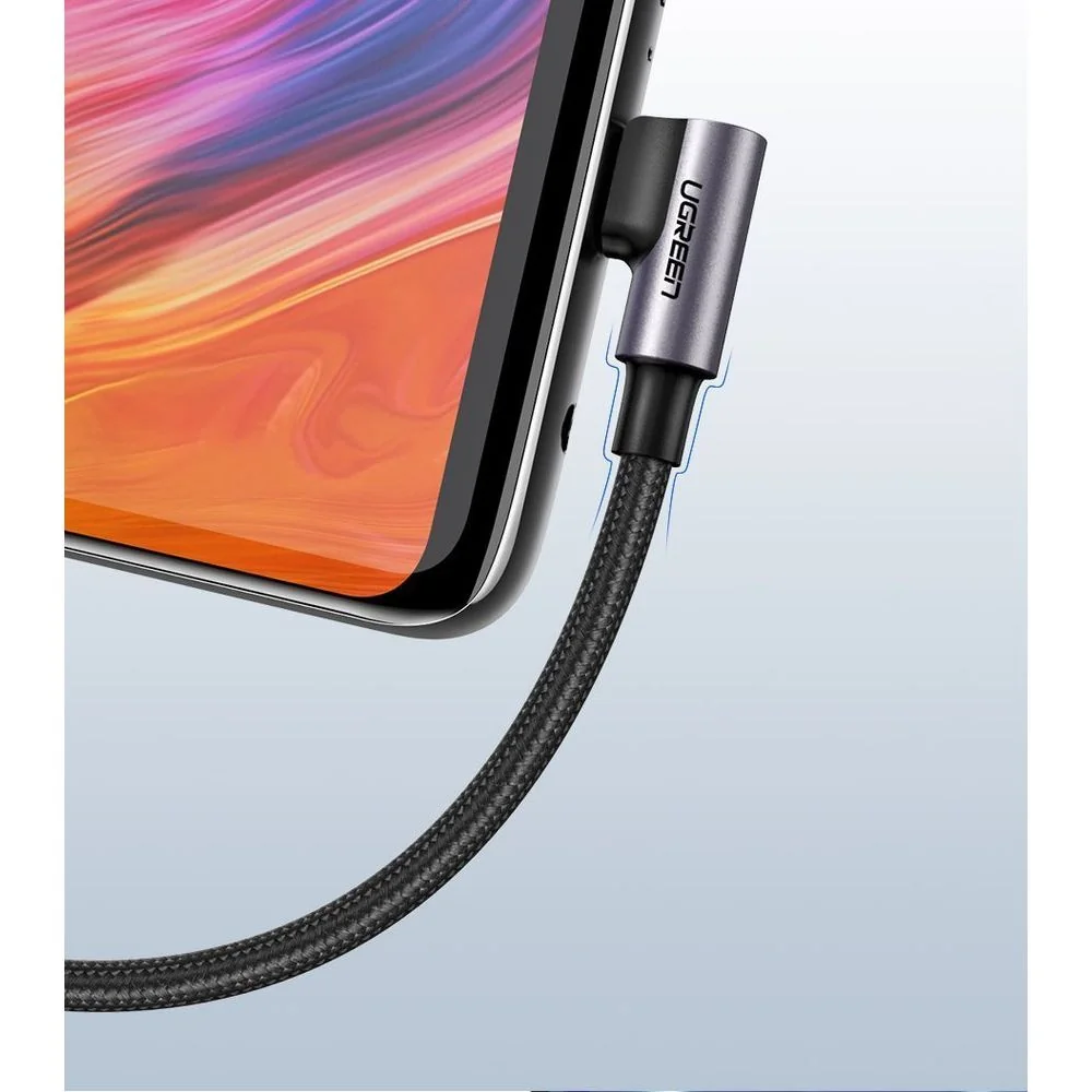 Ugreen kábel USB / USB-C 3A 2m, sivý 