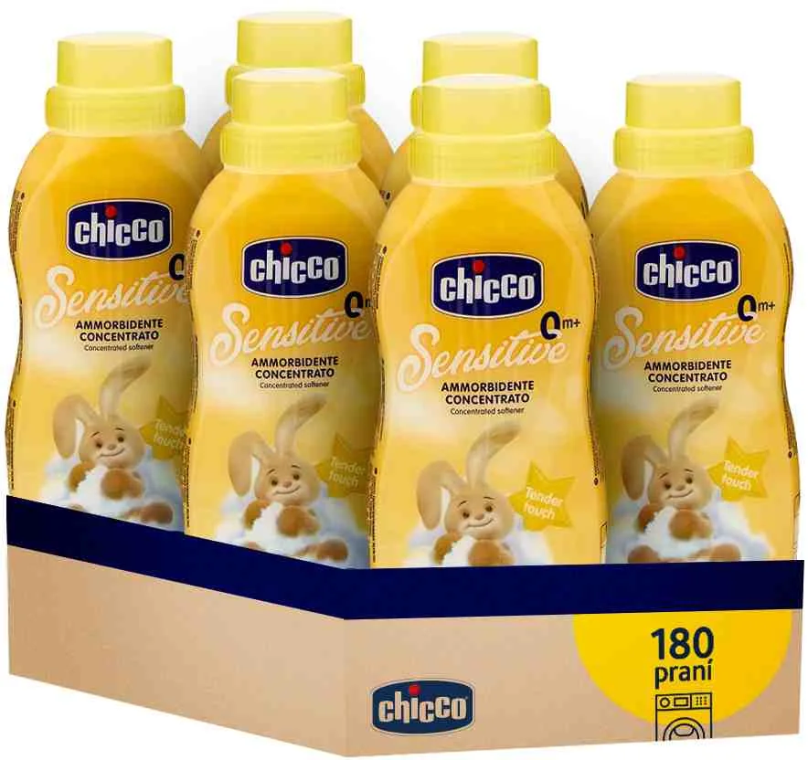 6x CHICCO Aviváž koncentrovaná Jemný dotyk 750 ml (6x30 praní)