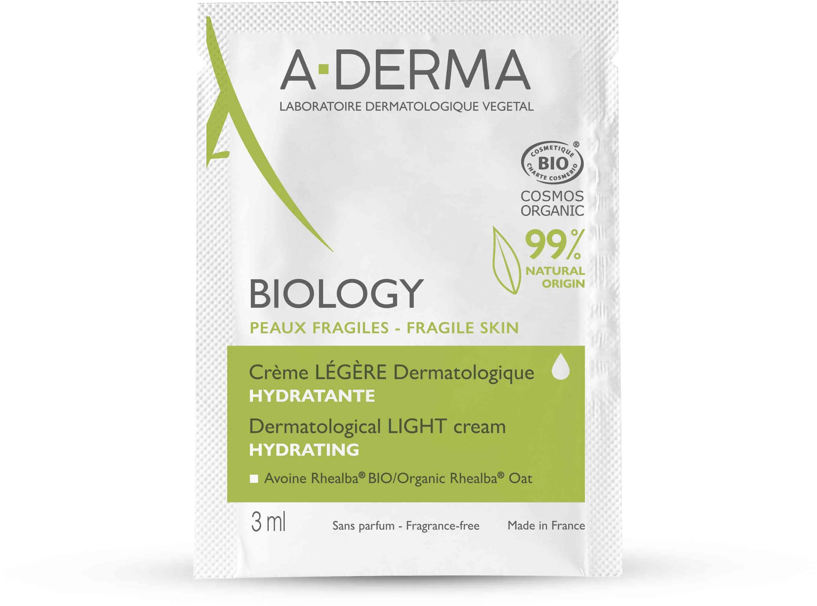 A-DERMA BIOLOGY ĽAHKÝ krém HYDRATAČNÝ 1×40 ml, hydratačný krém