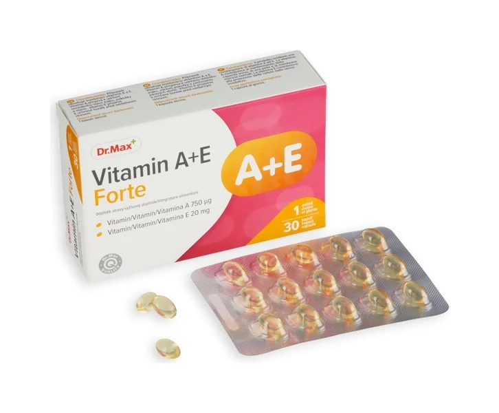 Dr. Max Vitamin A+E Forte 1×30 cps, vitamín A a E