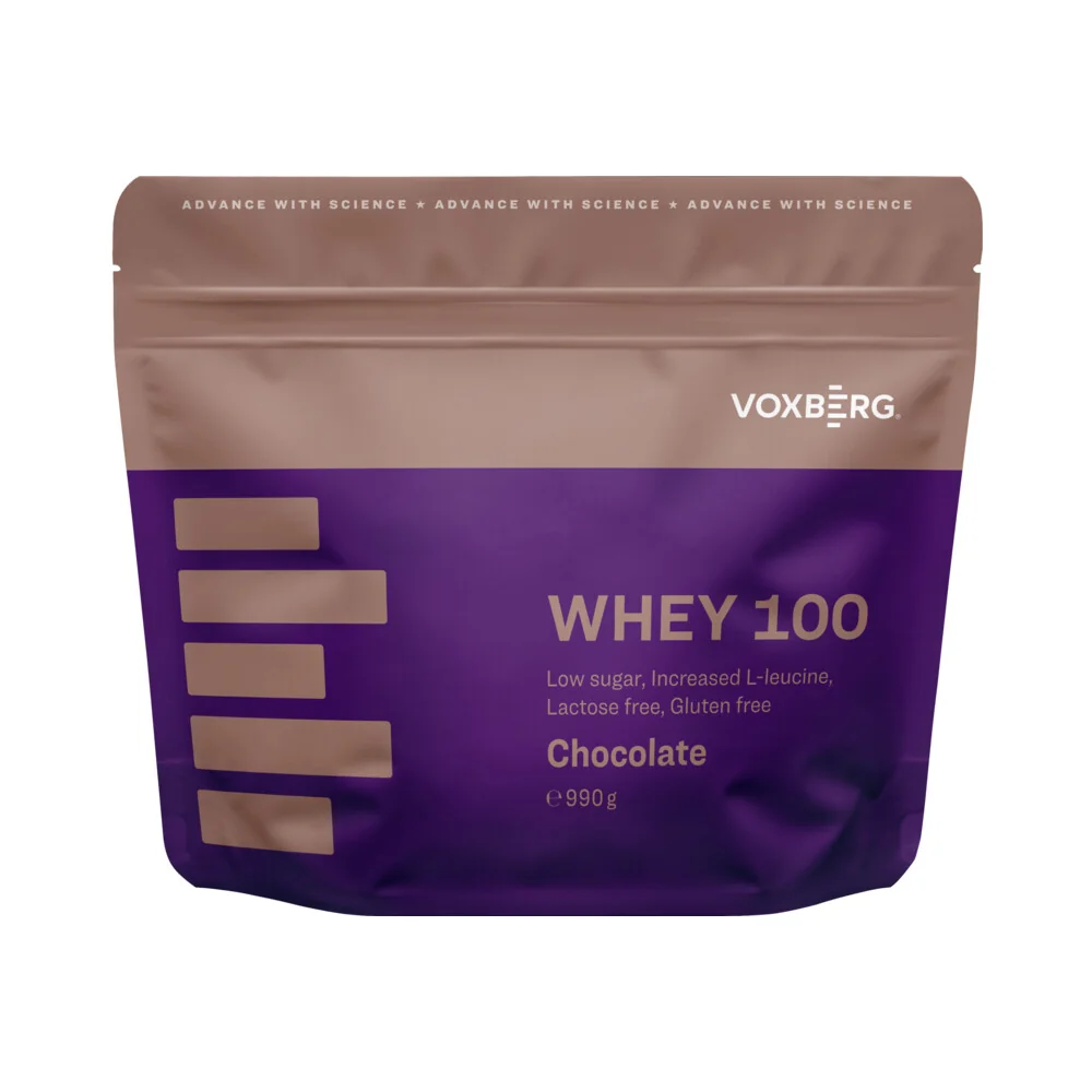 Voxberg Whey 100 990 g biela čokoláda-malina