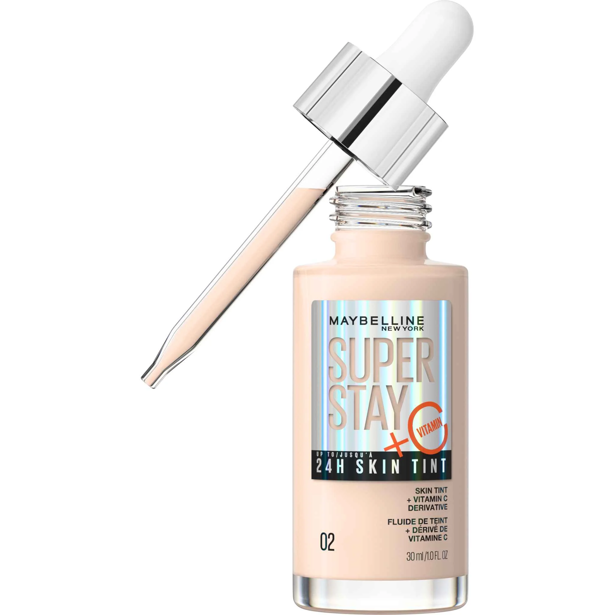 Maybelline New York Super Stay Vitamin C skin tint 02 1×30 ml, tónujúce sérum