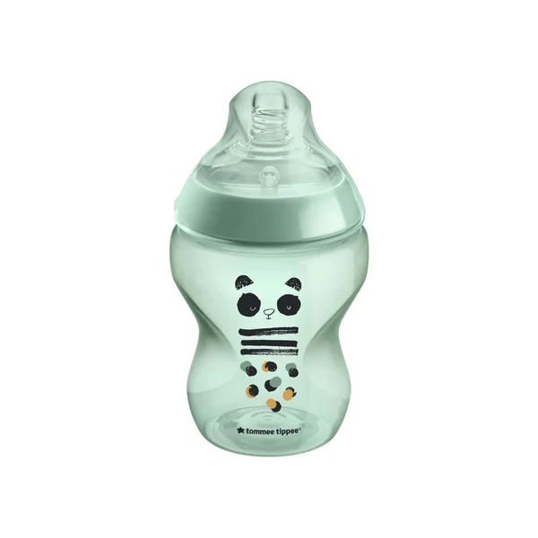 Tommee Tippee CTN Dojčenská Fľaša ANTI-COLIC pomalý prietok, 260 ml 0m+, Pip the panda 1×1 ks, dojčenská fľaša