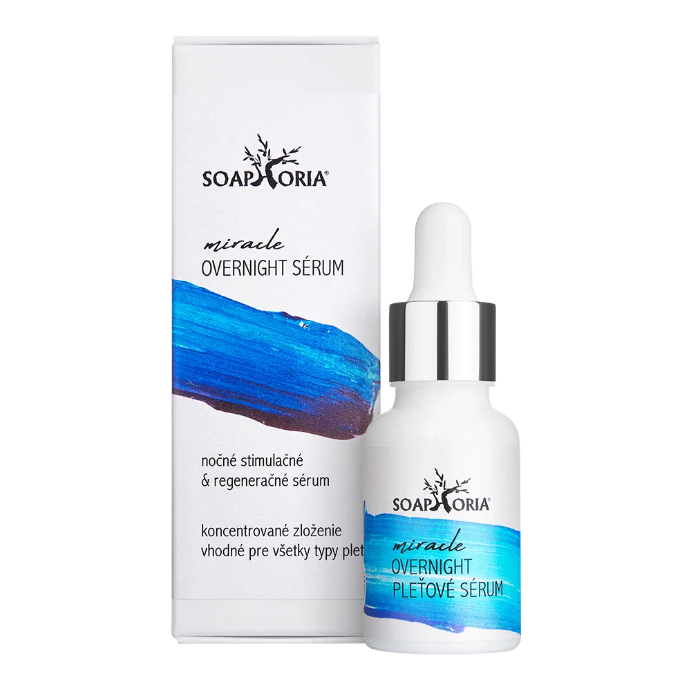 Soaphoria Miracle overnight nočné stimulačné & regeneračné sérum na všetky typy pleti