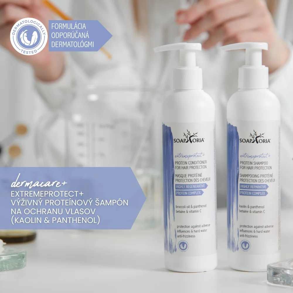 Soaphoria Dermacare+ výživný proteínový šampón na ochranu vlasov 