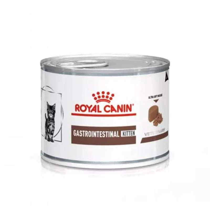 ROYAL CANIN VHN CAT GASTROINTESTINAL KITTEN konzerva 195g vlhké krmivo pre mačiatka s problémami tráviaceho traktu