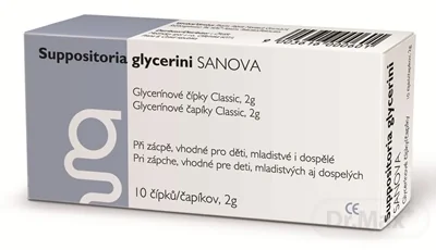 SUPPOSITORIA GLYCERINI SANOVA Classic 2g