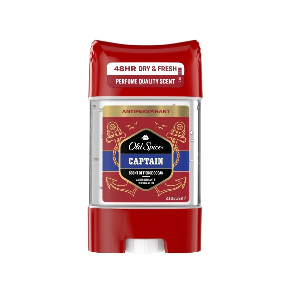 OLD SPICE CLEAR GEL CAPTAIN 1×70 ml, gélový antiperspirant