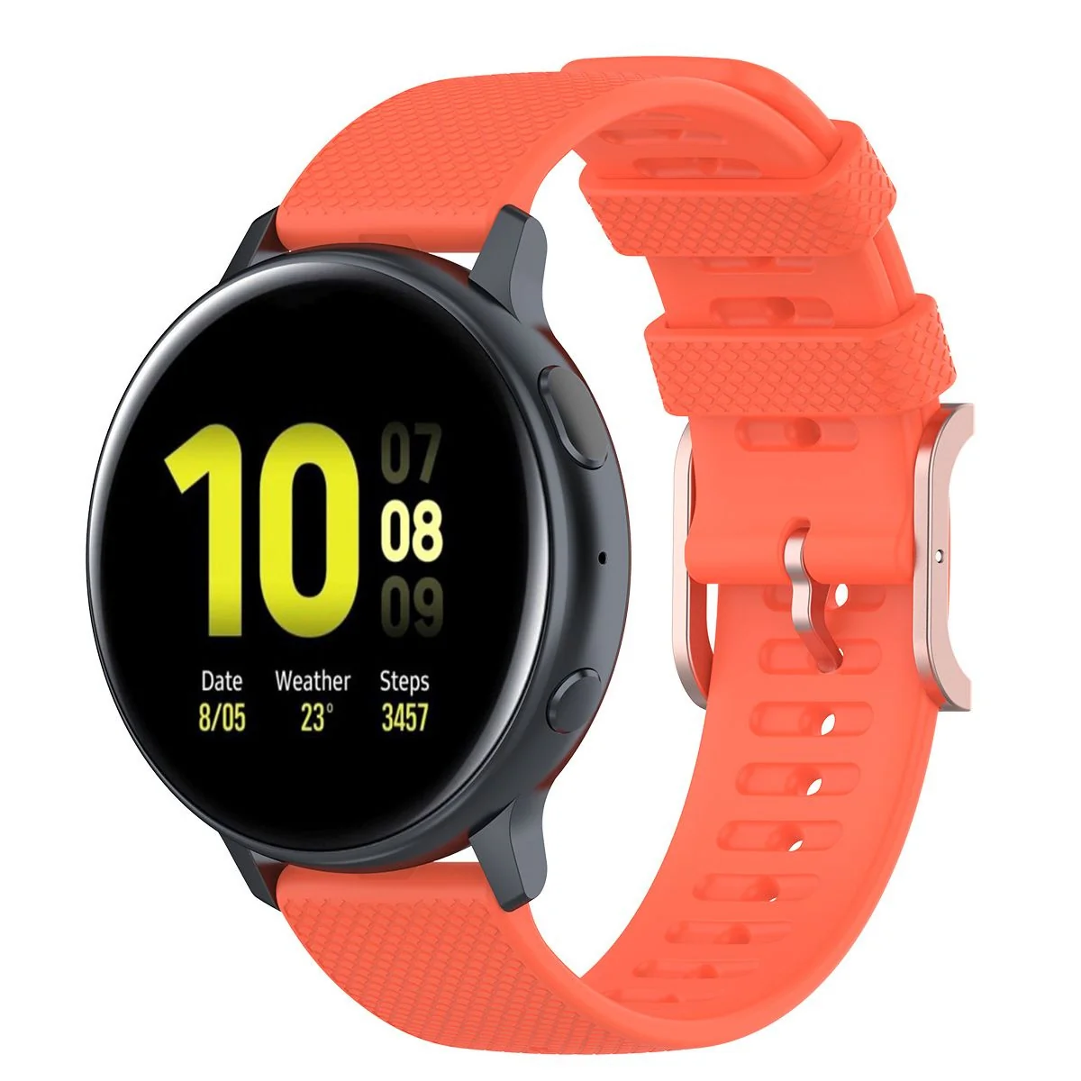 BStrap Silicone Rain remienok na Garmin Vivoactive 5 orange