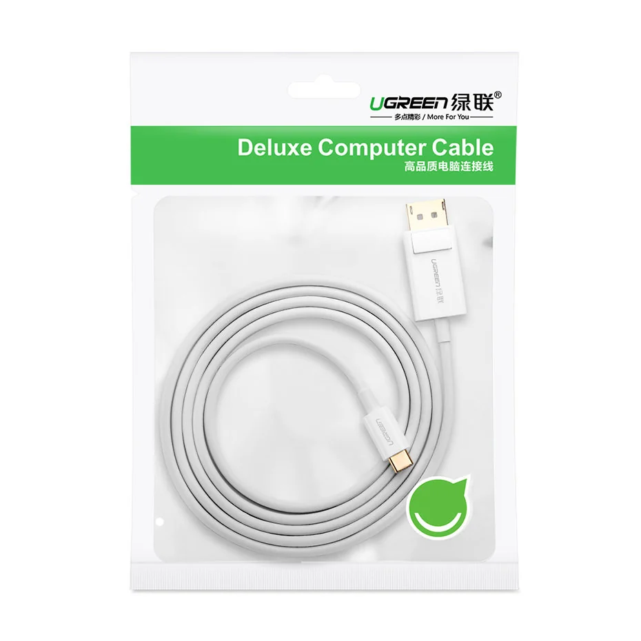 Ugreen MM139 kábel USB-C / DisplayPort 4K 1.5m, čierny 